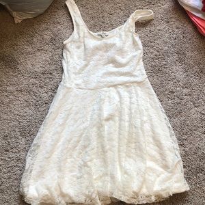 White lace dress